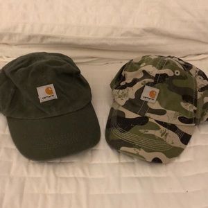 Pair of Carhart infant ball caps